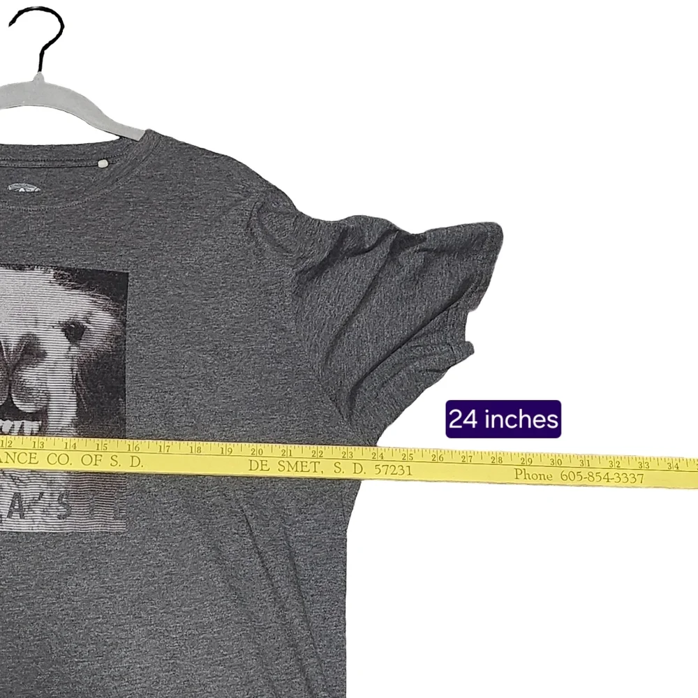 PRANA Graphic T-Shirt Men’s XXL Gray Llama Print Fair Trade Funny Casual - Picture 7 of 9